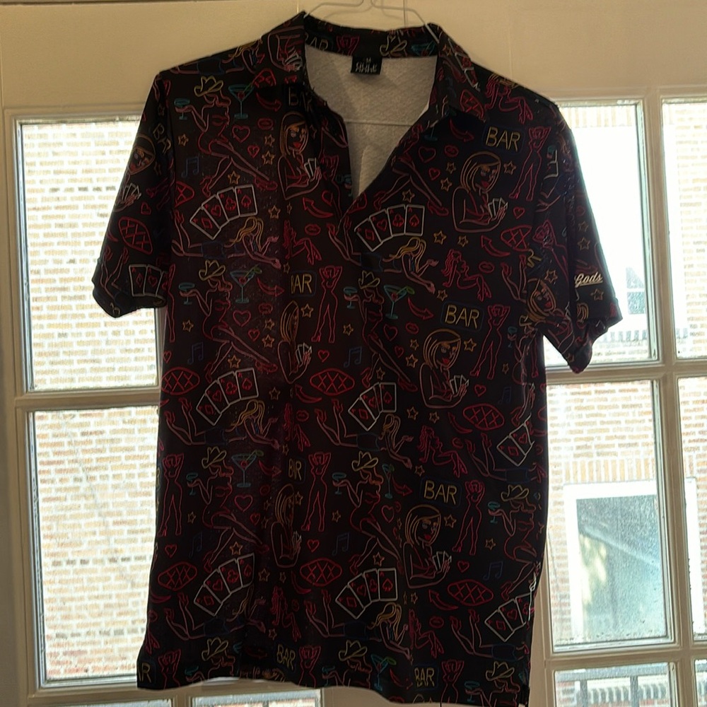 GolfGods Vegas pattern golf shirt